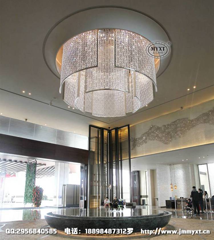 萬豪酒店大堂工程吊燈