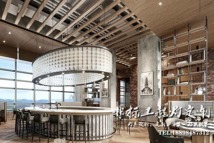 喜來登酒店吧臺(tái)工程燈