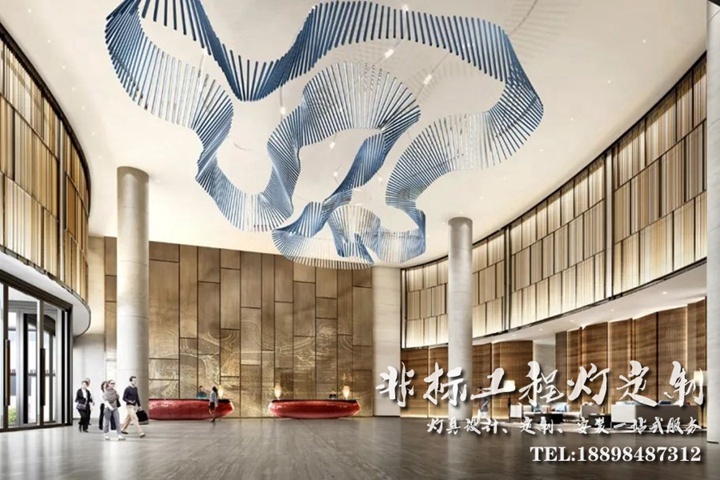 增城凱悅酒店非標(biāo)藝術(shù)燈具定制解決方案