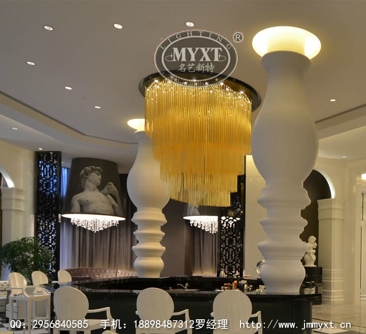 上海歐式酒店會(huì)所照明燈具定制配置方案