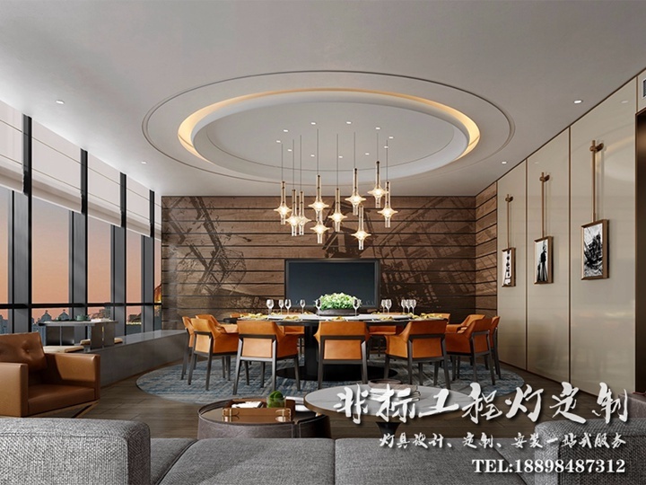濱江希爾頓逸林酒店公共區(qū)域燈具定制配置方案