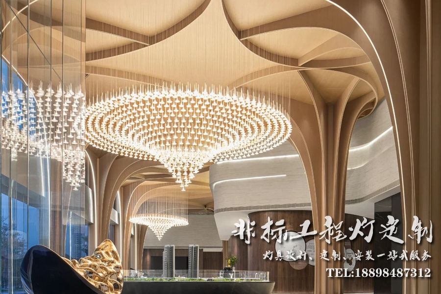 沙盤矩陣造型吊燈