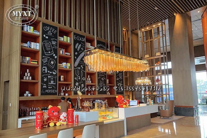 峨眉山艾美酒店大堂燈具配置方案