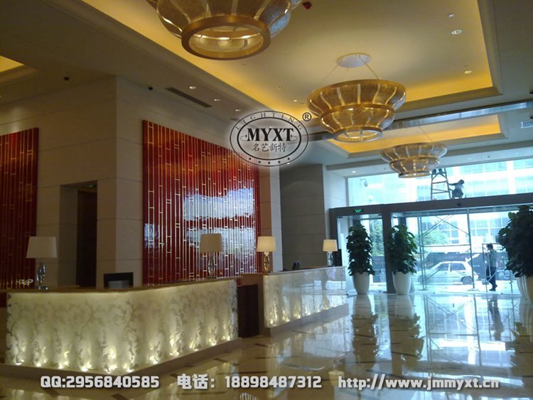 酒店大堂云石吊燈