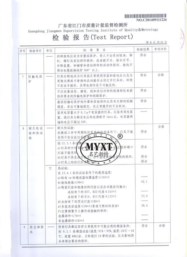 檢驗報告