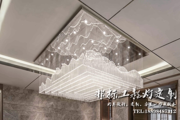 售樓部創(chuàng)意造型水晶吊燈