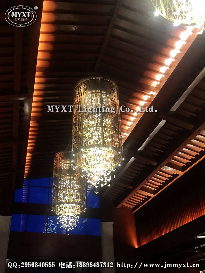 湖南益陽(yáng)新中式酒店燈具定制方案