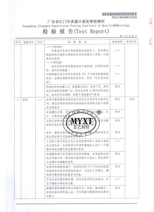檢驗報告