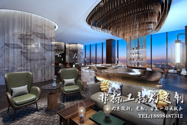 英迪格酒店公共區(qū)域燈具定制配置方案