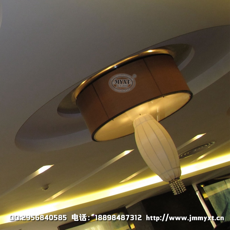 中餐廳布藝吊燈