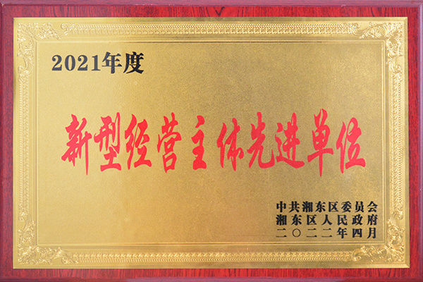 2021年度新型經(jīng)營主體先進(jìn)單位