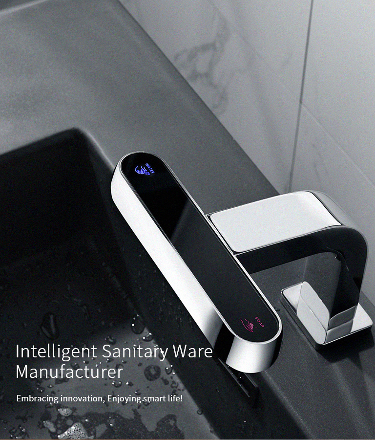 Low price 2 in 1 sensor faucet and soap dispenser from China manufacturer