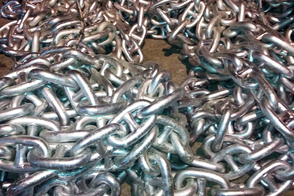 Galvanized chain