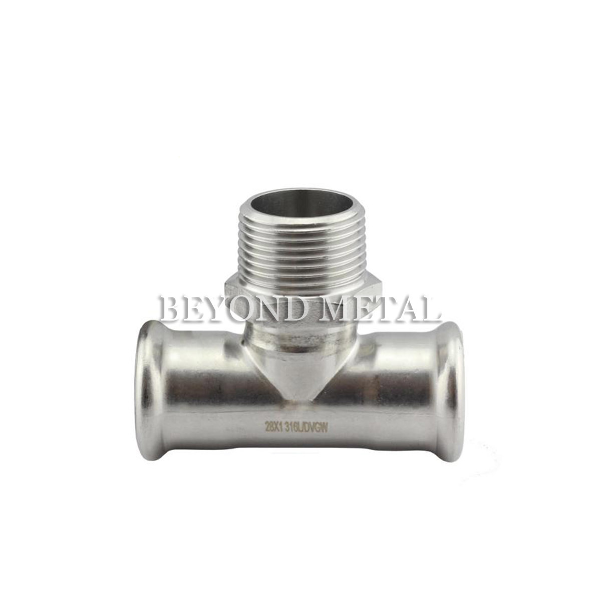 Tee With Male Thread End ETCT