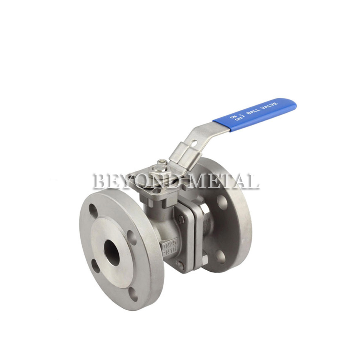 2PC FLANGED BALL VALVE WITH DIRECT MOUNTING PAD(DIN)