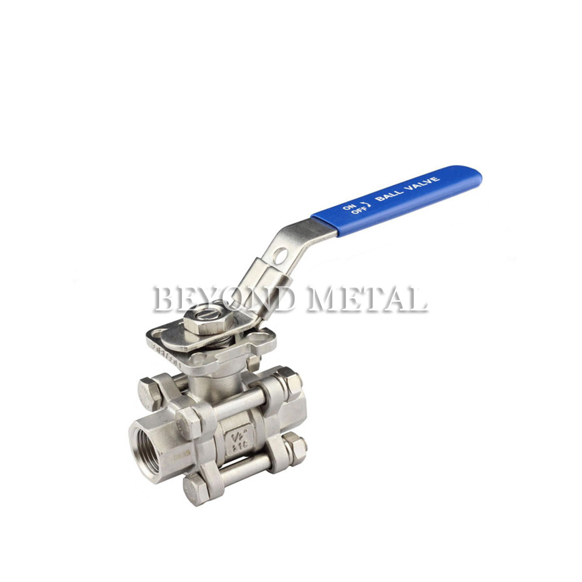 3PC BALL VALVE WITH MOUNTING PAD