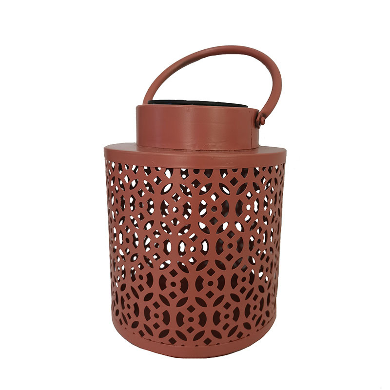Delicate Solar Powered Metal Lantern Light
