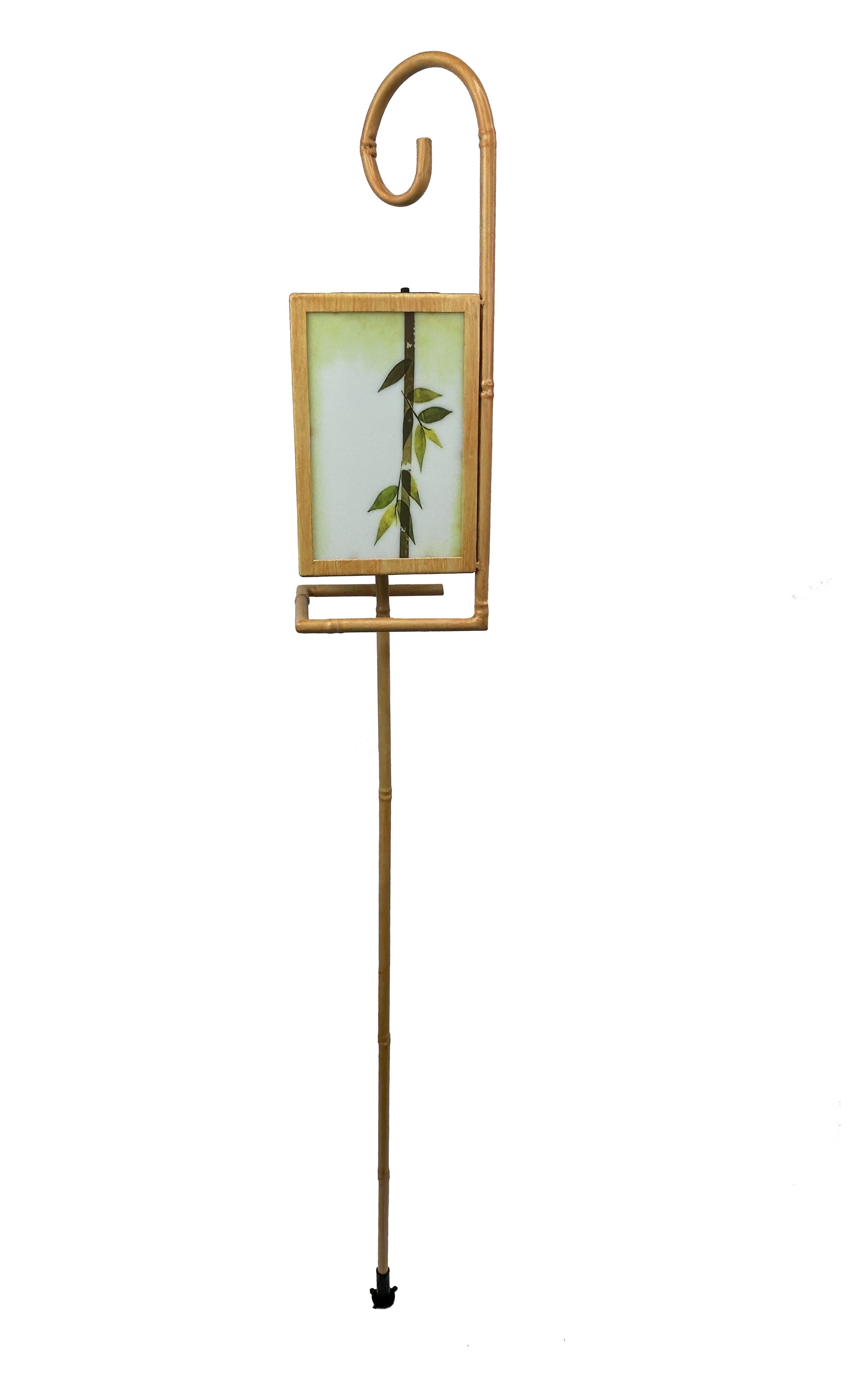 Versatile Rattan Solar Lamp for Garden Decorations