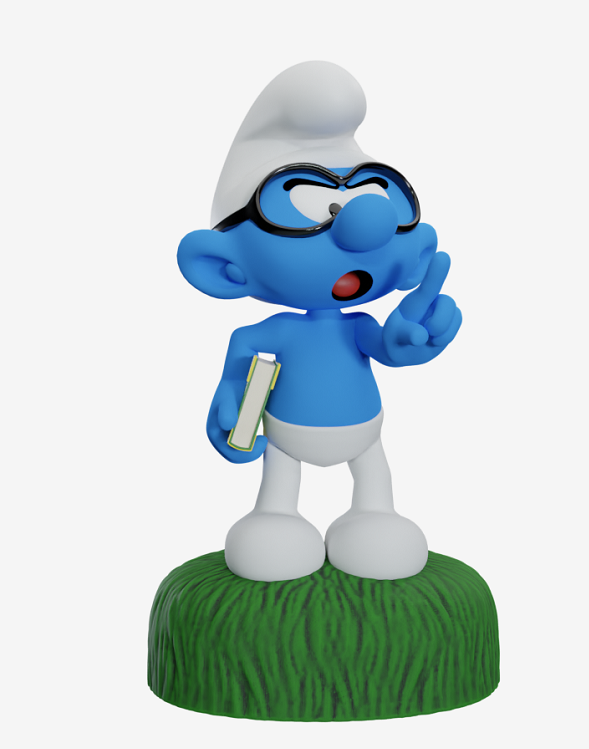 Resin Smurfs