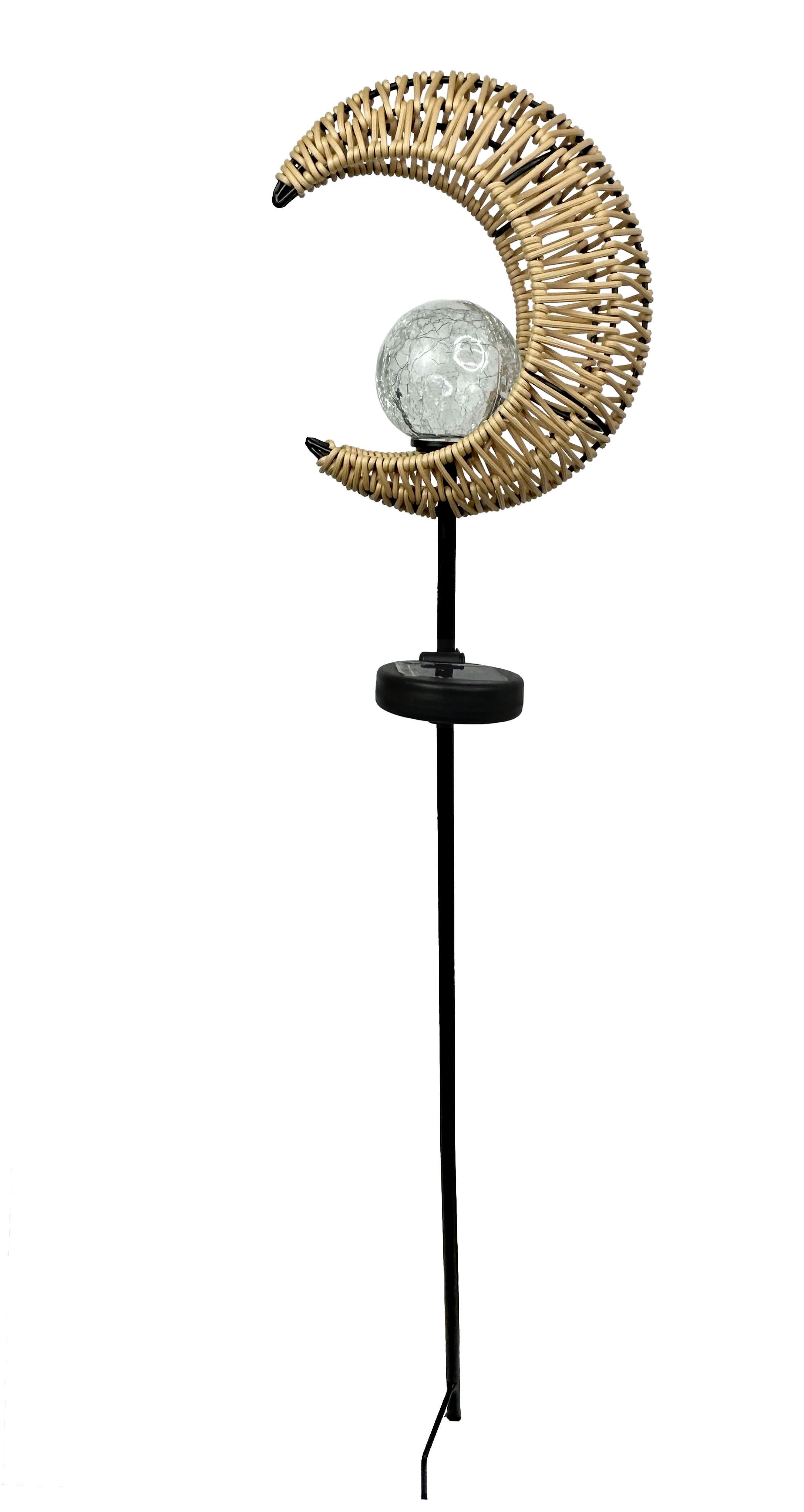 Rattan Soft-Glowing Solar Lamp for Decorations