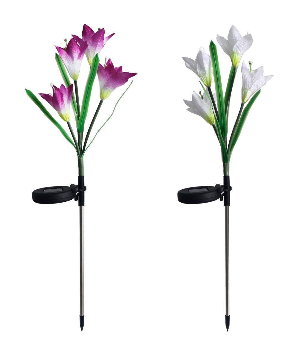 Christmas Solar Light Outdoor Artificial Lily Solar_yythkg