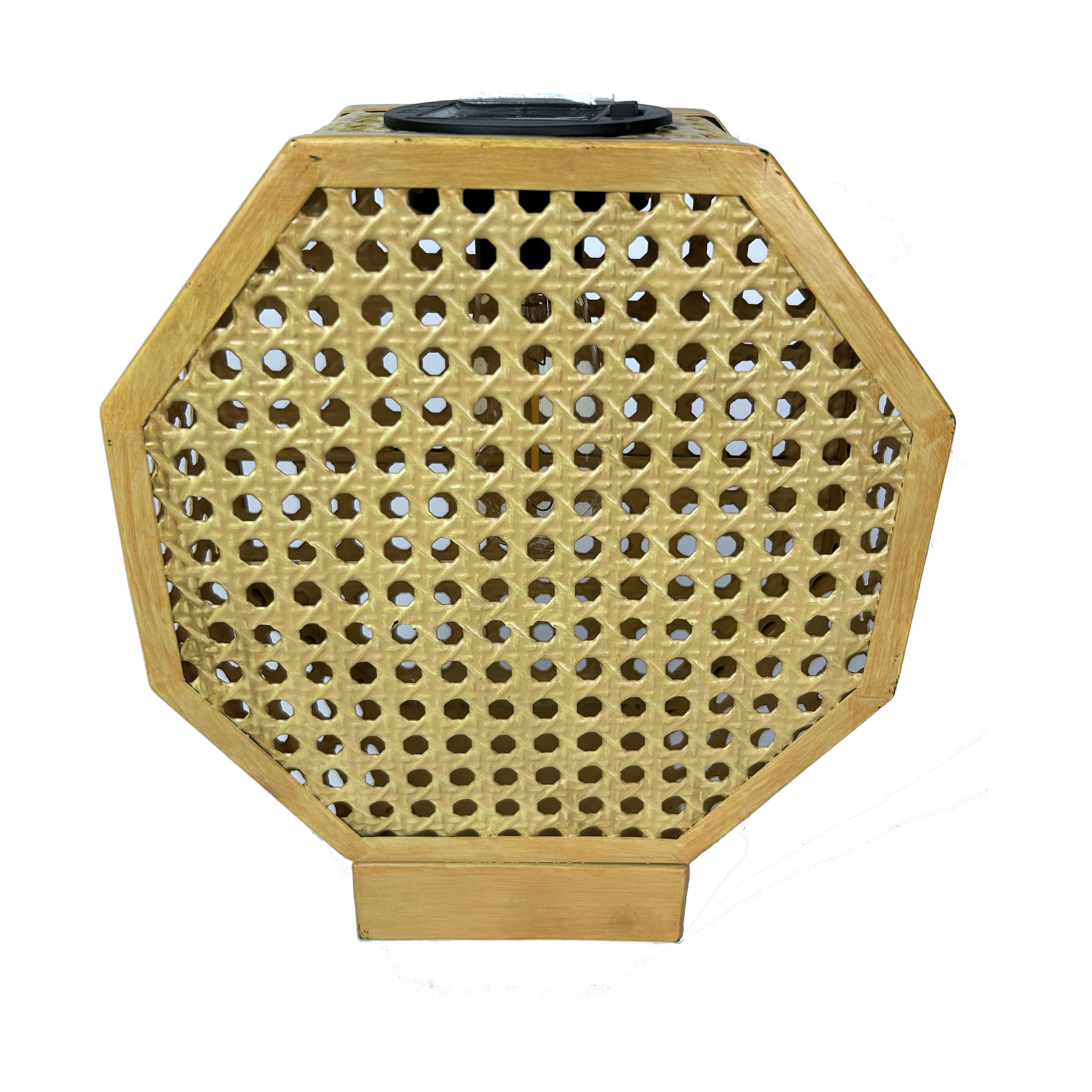 Rattan Solar Powered Lamp for Decorations
