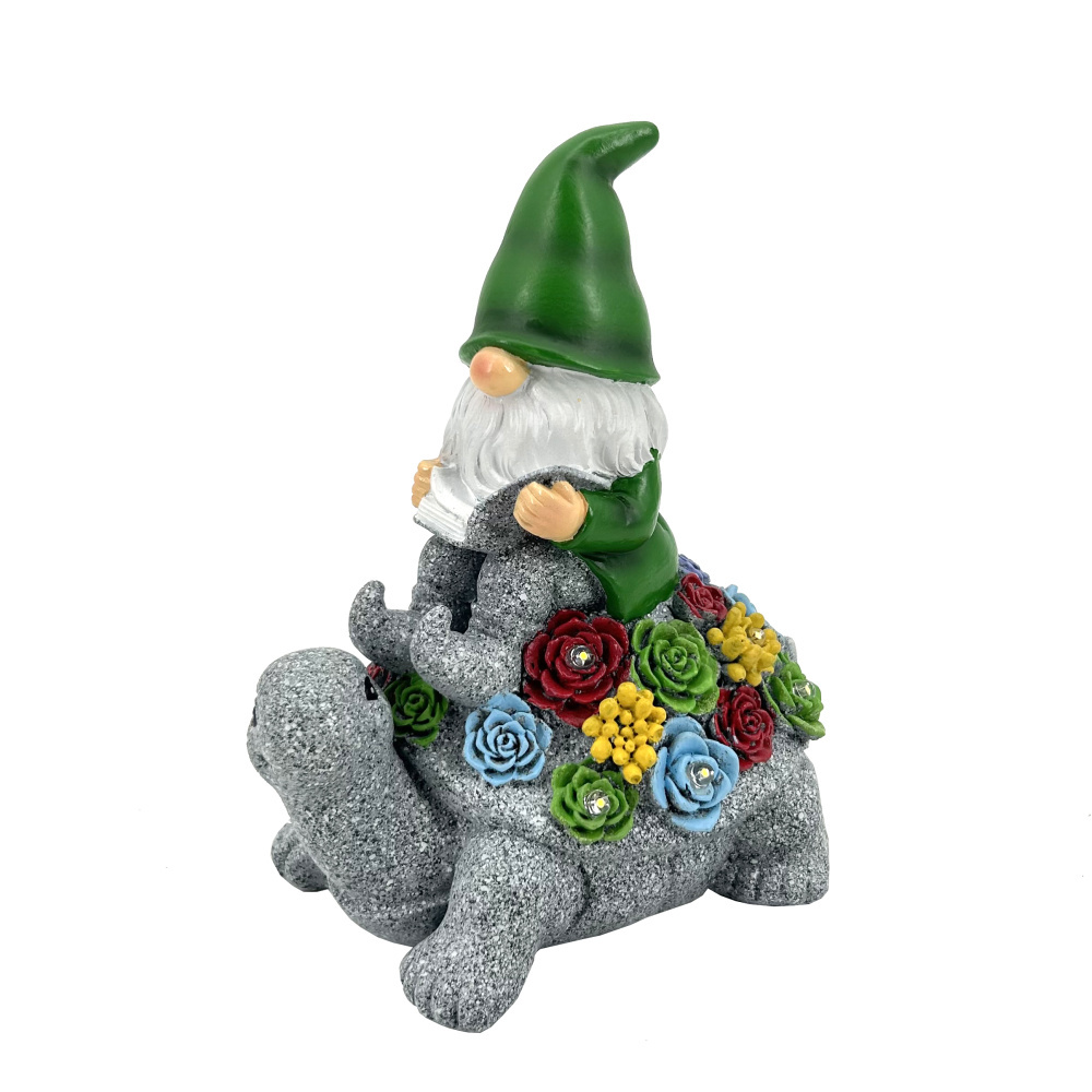 Yard Decor Resin Goblin Solar Lights Waterproof
