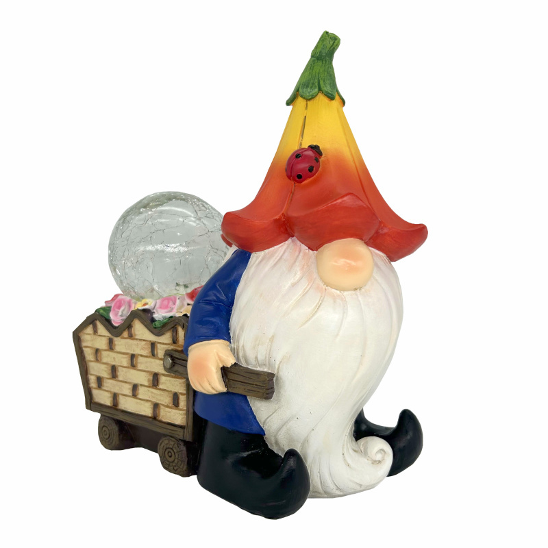 Resin Goblins Crack Globe Solar Lights