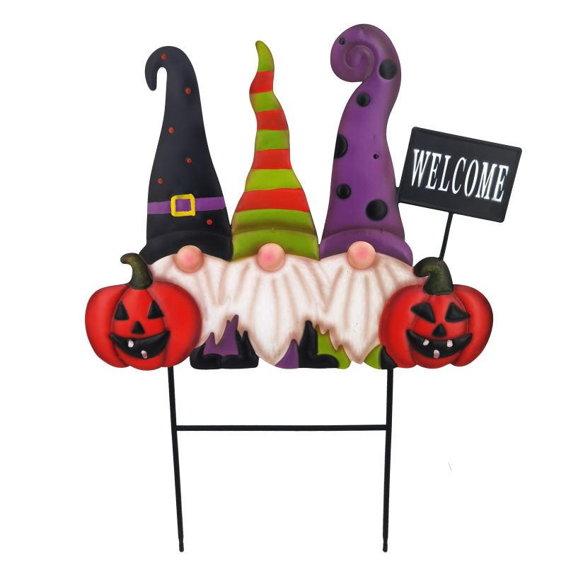 Halloween Garden Decor Metal Stake