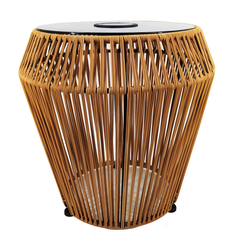 Solar Light Table for Garden Decor