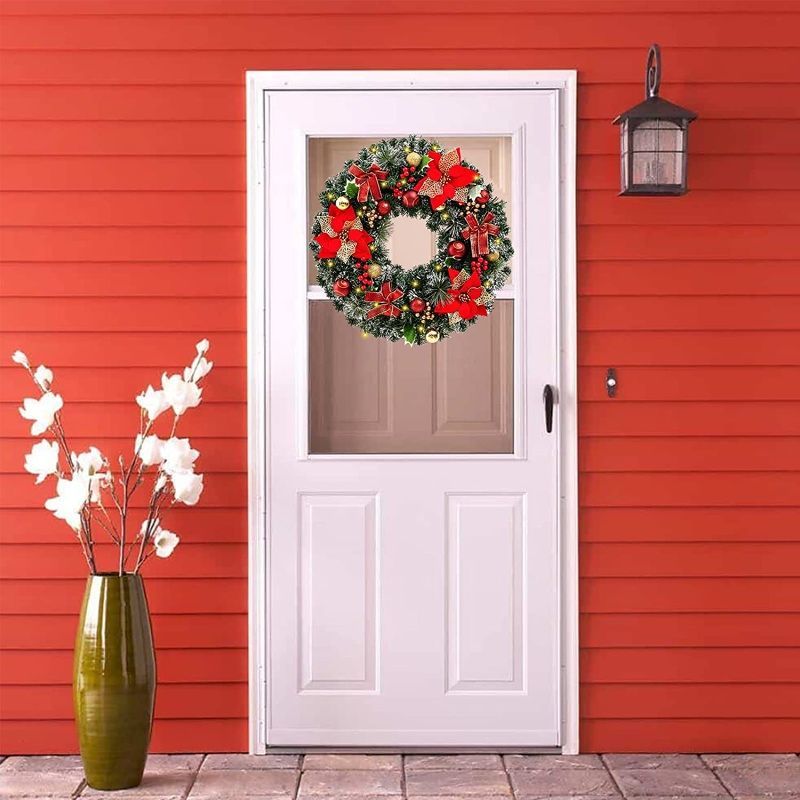 Xmas Garland Wreath for Front Door Decoration
