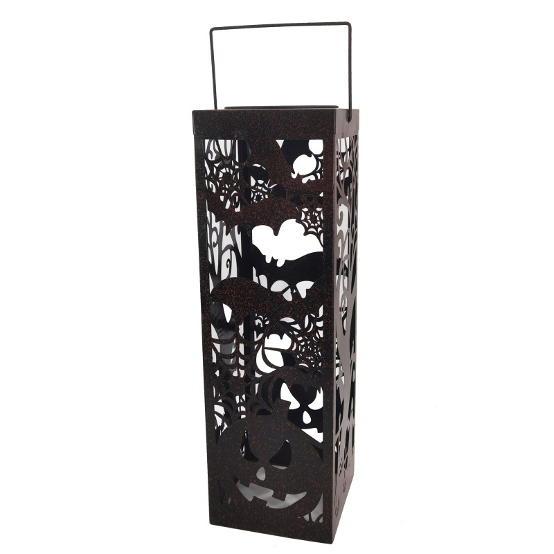 Halloween Metal Solar Lantern Lights