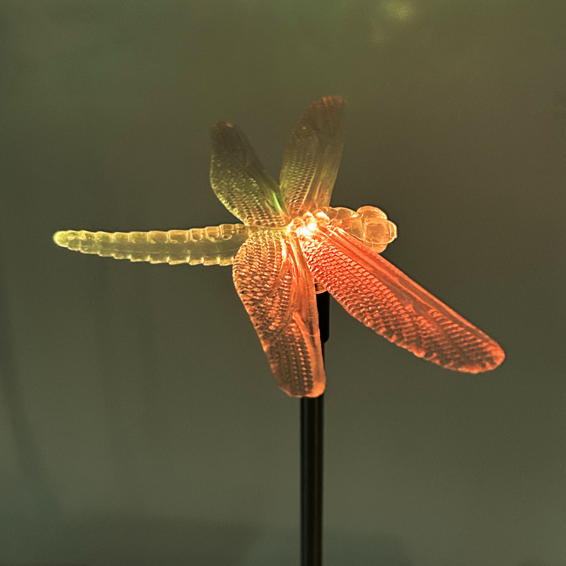 Garden Decor Dragonfly Solar Stake Lights