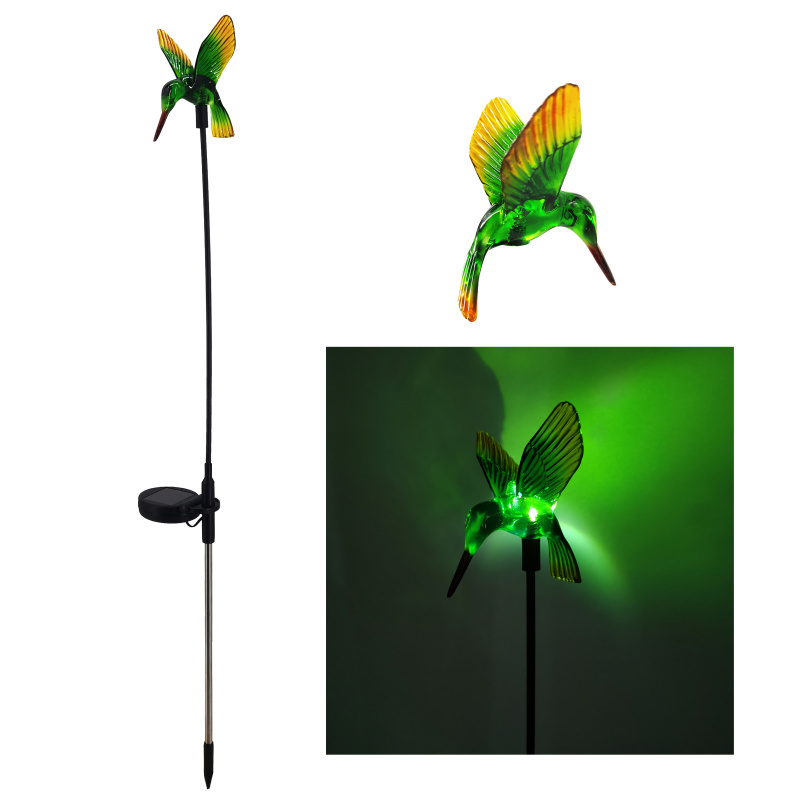 Outdoor Doctor Bird Solar Lights Stake