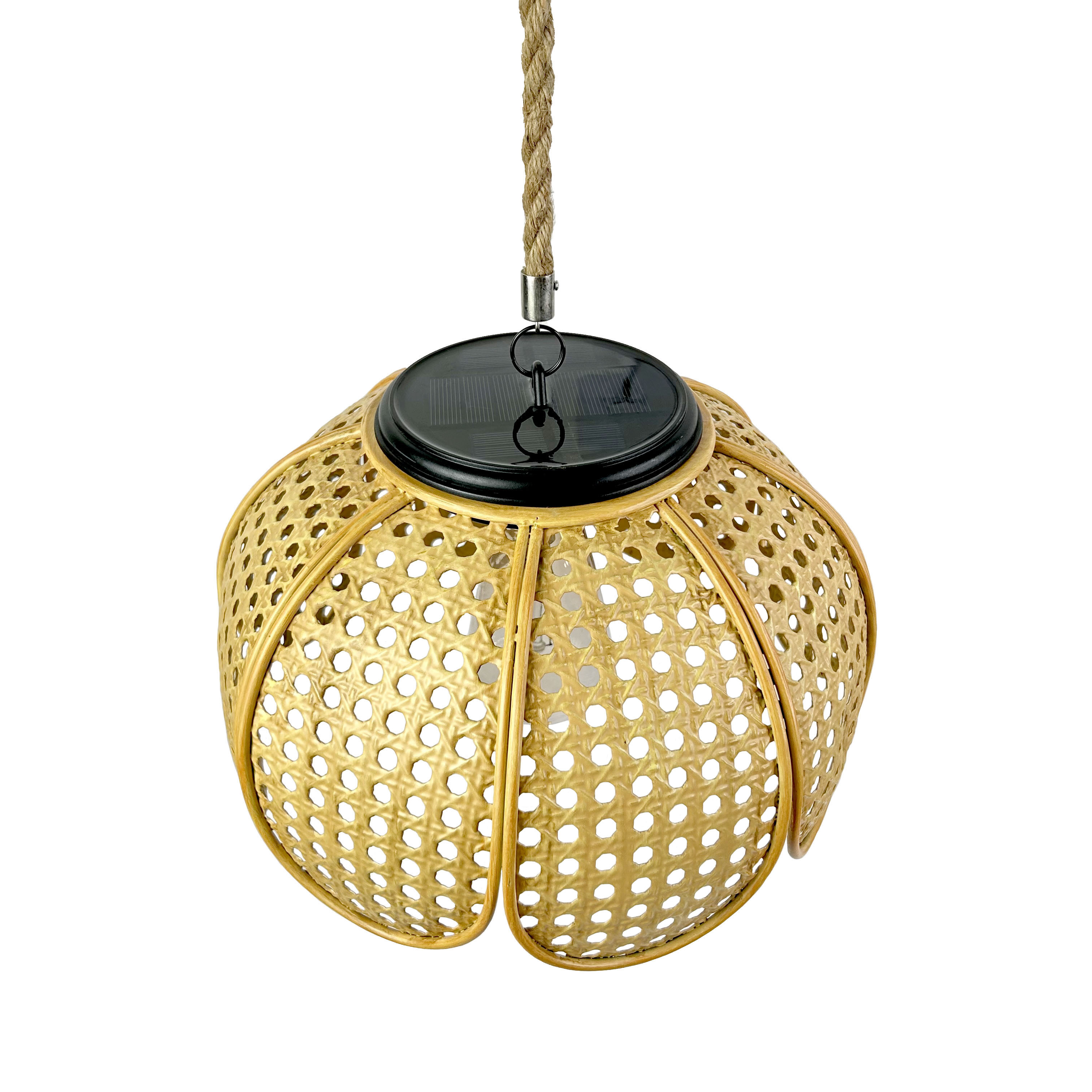 Retro Style Rattan Art Chandelier Led Pendant Light Rattan Lamp for Home Decor