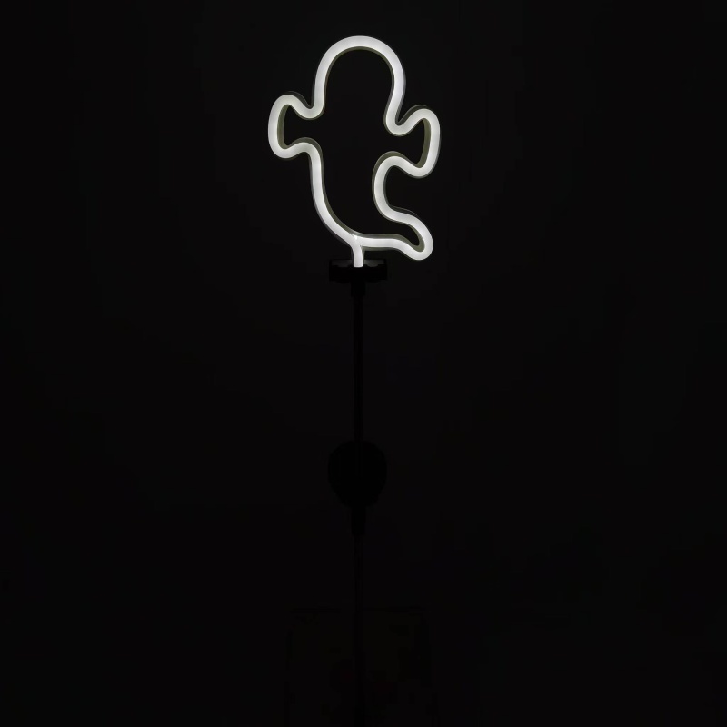 Halloween Ghost Solar Neon Stake for Decor