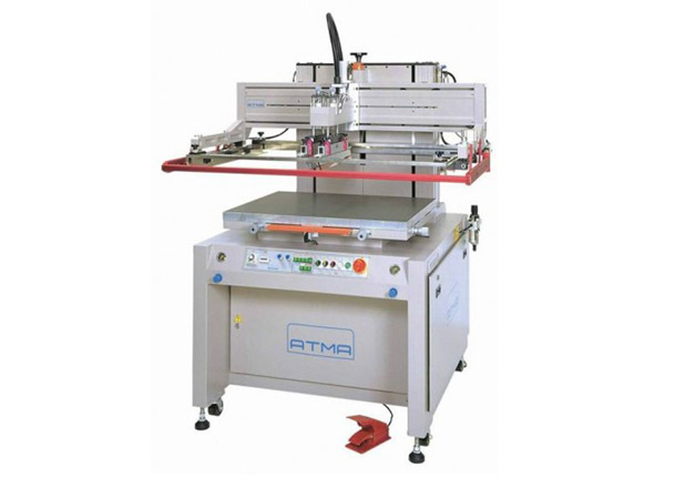 Electric semi-automatic screen printing machine
