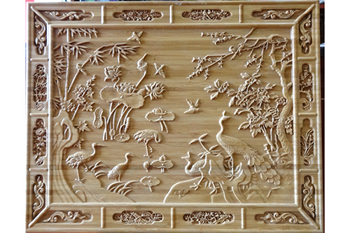 Bamboo Carving: Level 3 in a row