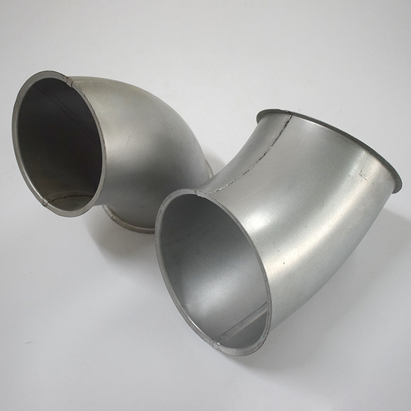 Pressed ventilation elbow products