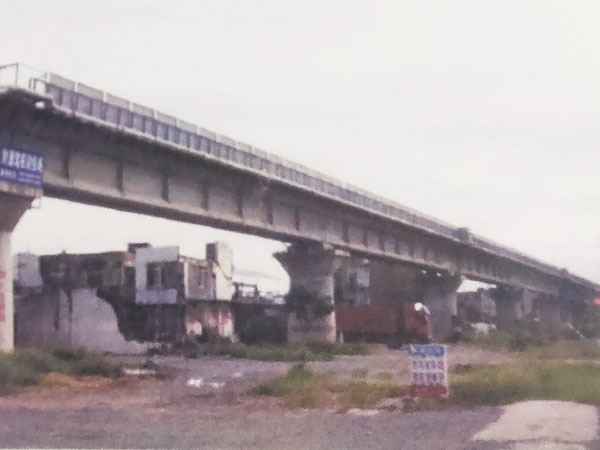 廣西洛湛鐵路橋梁段聲屏障工程