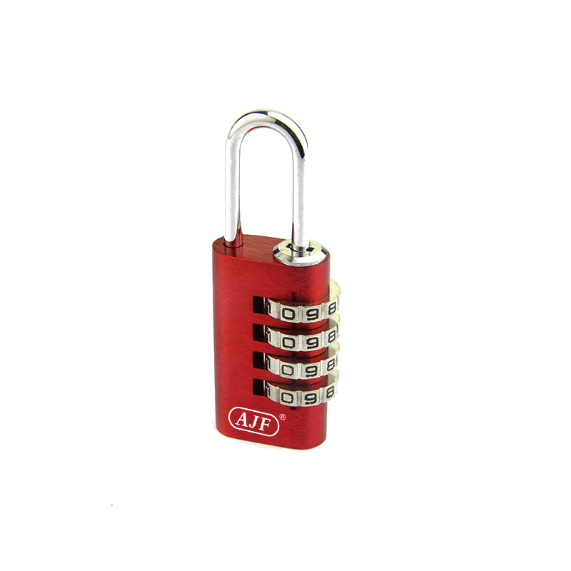20mm 4 Digits Travel Combination Lock Aluminum