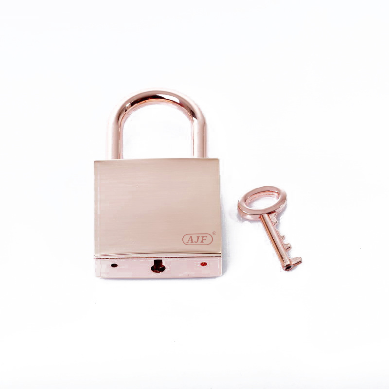 Rose Gold Square Love Lock Customized