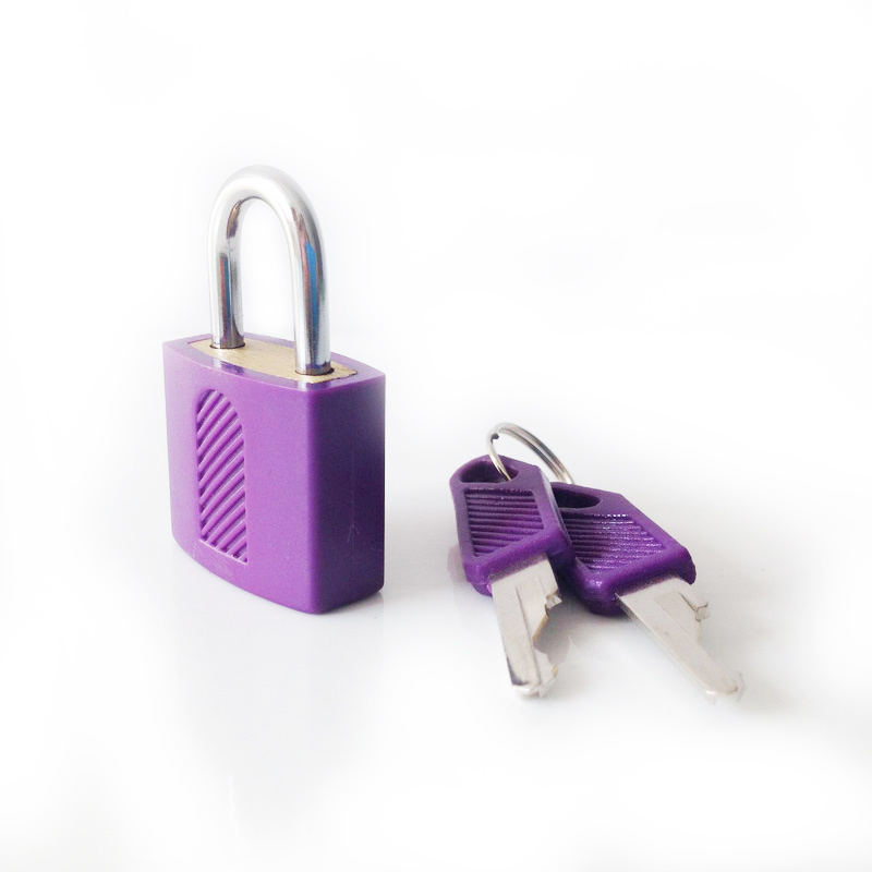 ABS Covered Brass Padlock Assorted Colors