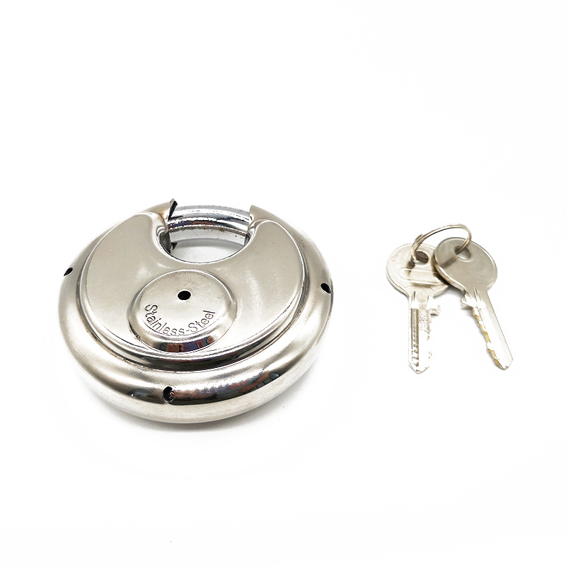 80mm Stainless Steel Discus Padlock
