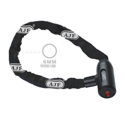 AJF 5 digits steel bicycle bike chain lock with steel cable combination number chain lock bike