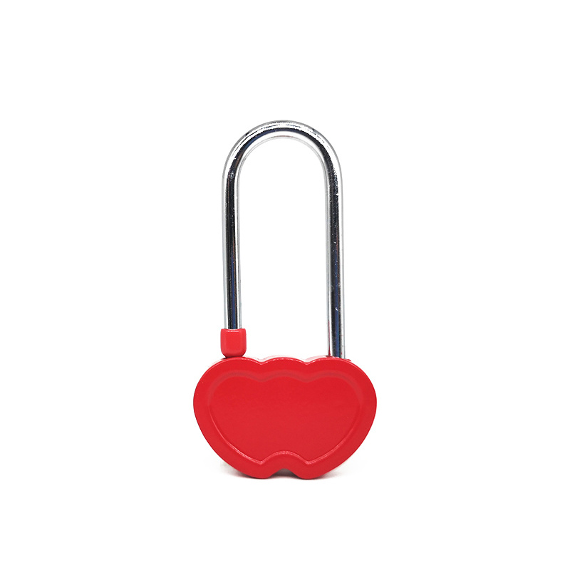 Red Double Heart Love Lock For Valentine's Day