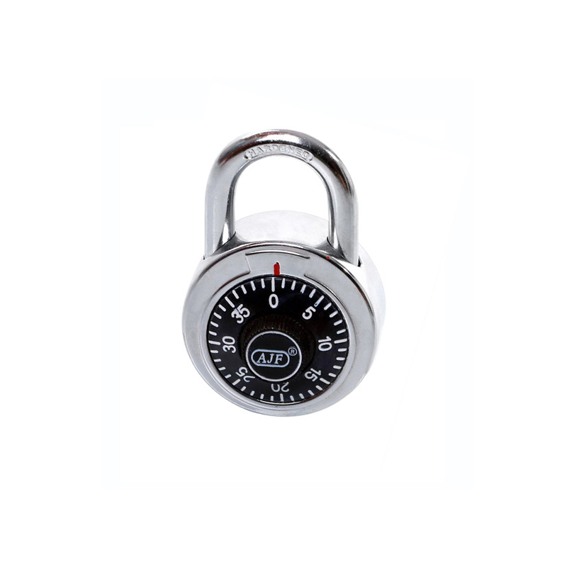 Hardened Steel Shackle Dial Combination Luggage Locker Lock for Tool Boxes