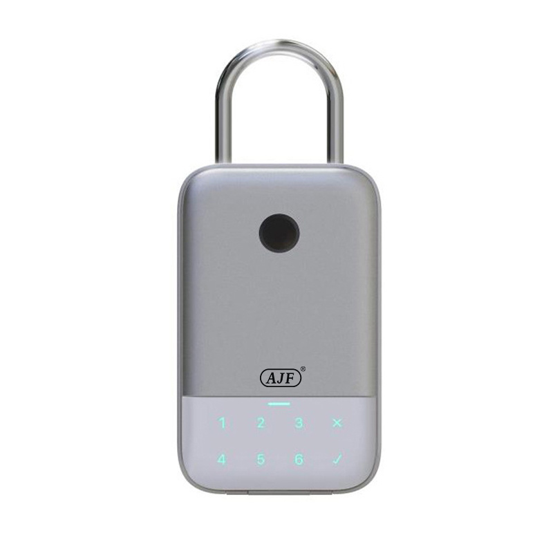 AJF Smart electronic password fingerprint padlock key box with shackle