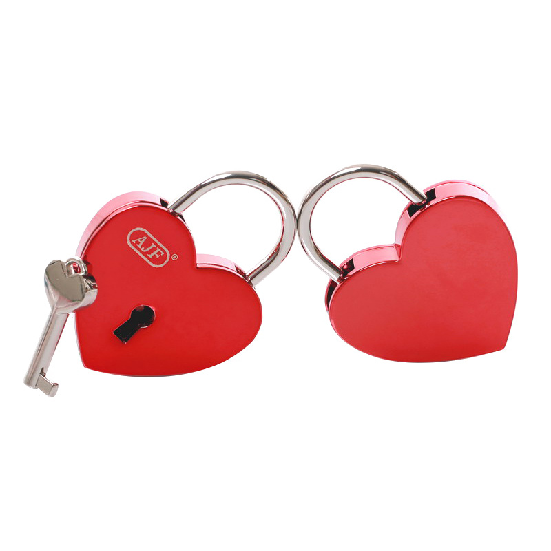Hotsale Shiny Red Personalized Love Lock Heart