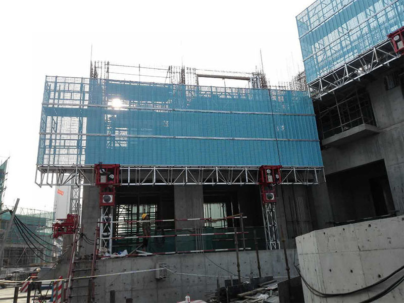 Climbing platform Beijing construction site photo